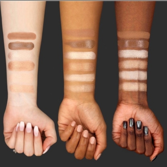 Tarte Tarteist Pro Glow Highlight & Contour Palette Makeup 6 Shimmer Matte NEW - Picture 3 of 11